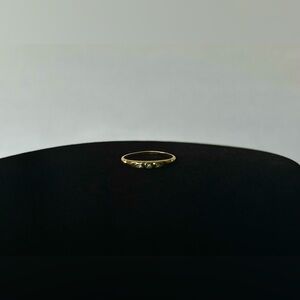 Simple 14k Gold Promise Ring